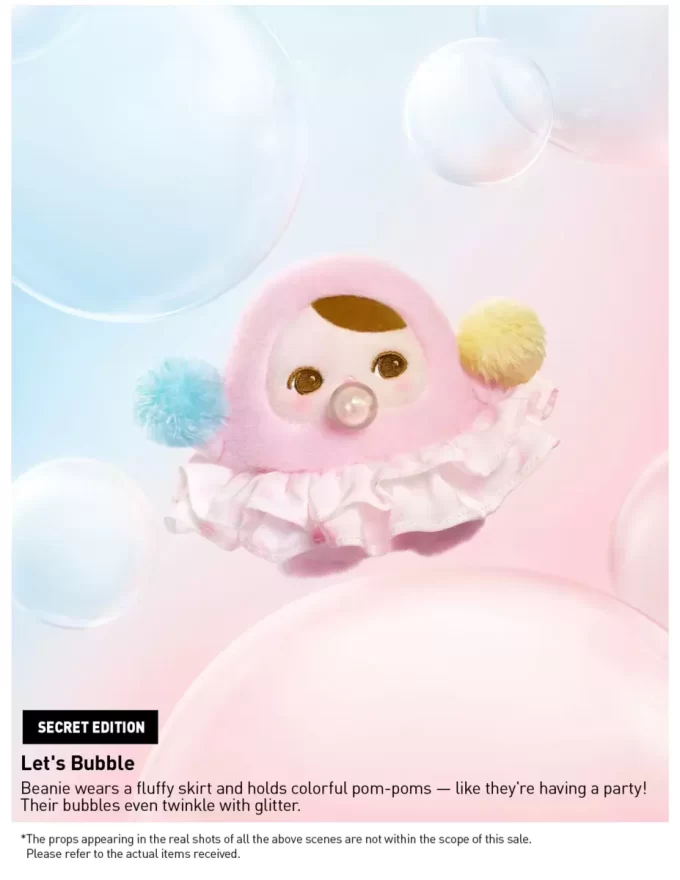 PUCKY BEANIE BUBBLE UP SERİSİ – Peluş Kolye Kör Kutu