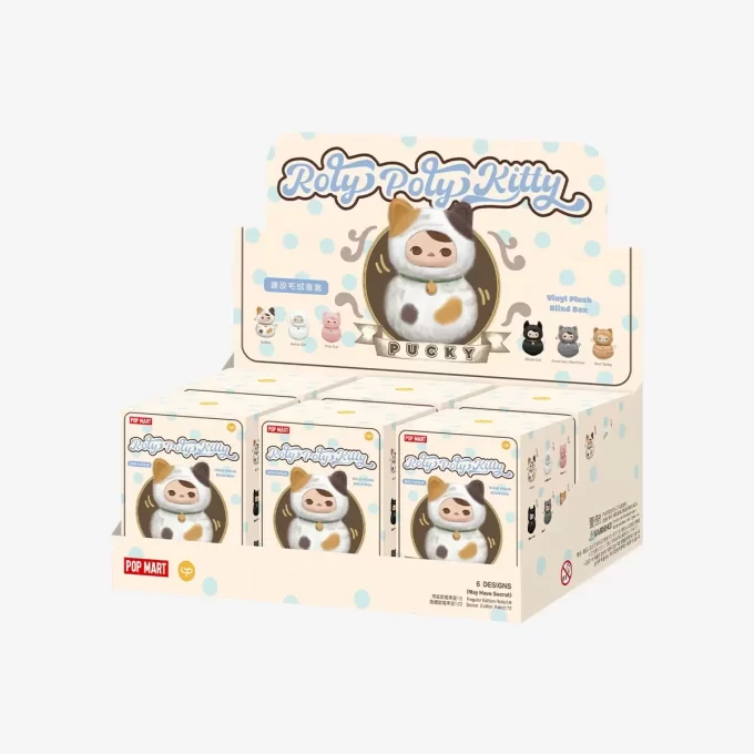 PUCKY Roly-Poly Kitty Serisi – Vinil Peluş Kör Kutu
