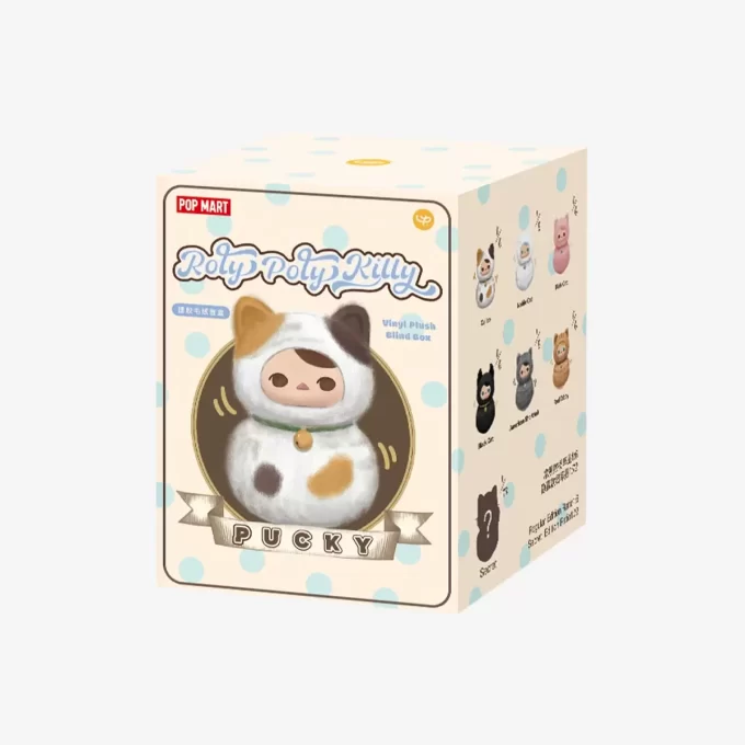 PUCKY Roly-Poly Kitty Serisi – Vinil Peluş Kör Kutu