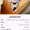 SKULLPANDA Gerçeklik Görüntüsü Serisi – Metal Anahtarlık