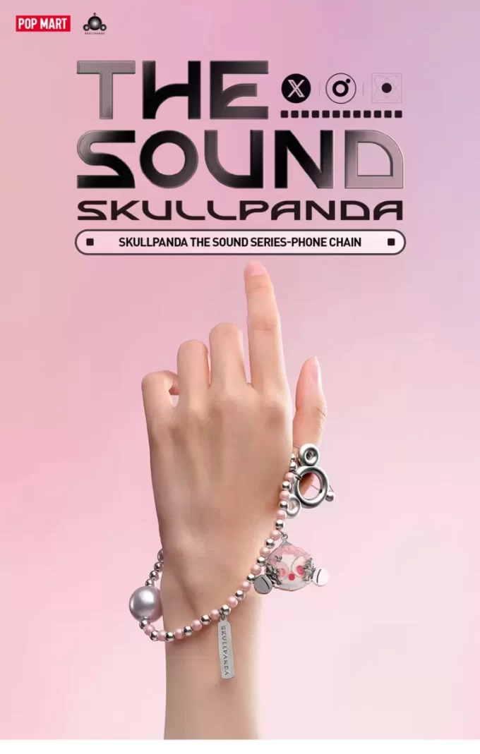 SKULLPANDA The Sound Serisi Telefon Zinciri