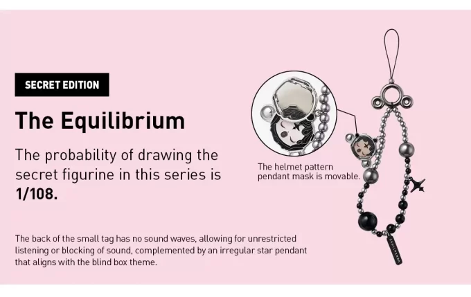 SKULLPANDA The Sound Serisi Telefon Zinciri