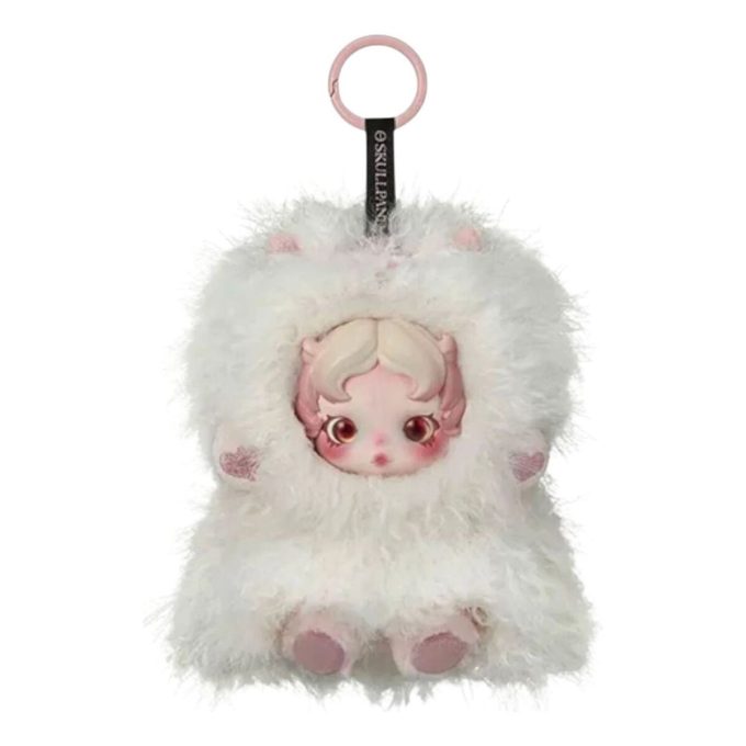 Skullpanda You Found Me Peluş Bebek Kolye “Ghostie”