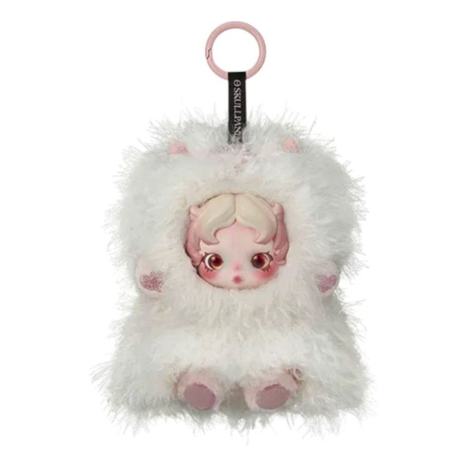 Skullpanda You Found Me Peluş Bebek Kolye “Ghostie”