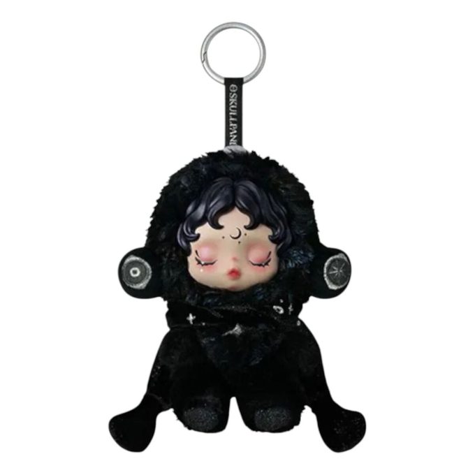 Skullpanda You Found Me Peluş Bebek Kolye “Karanlık”