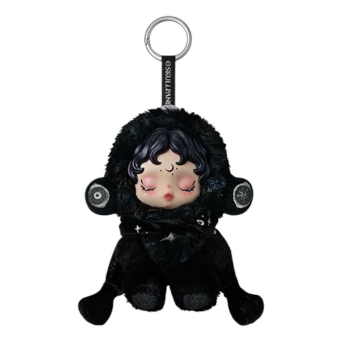 Skullpanda You Found Me Peluş Bebek Kolye “Karanlık”