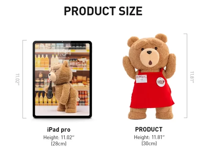 Ted2-ted Aksiyon Peluş Figürü