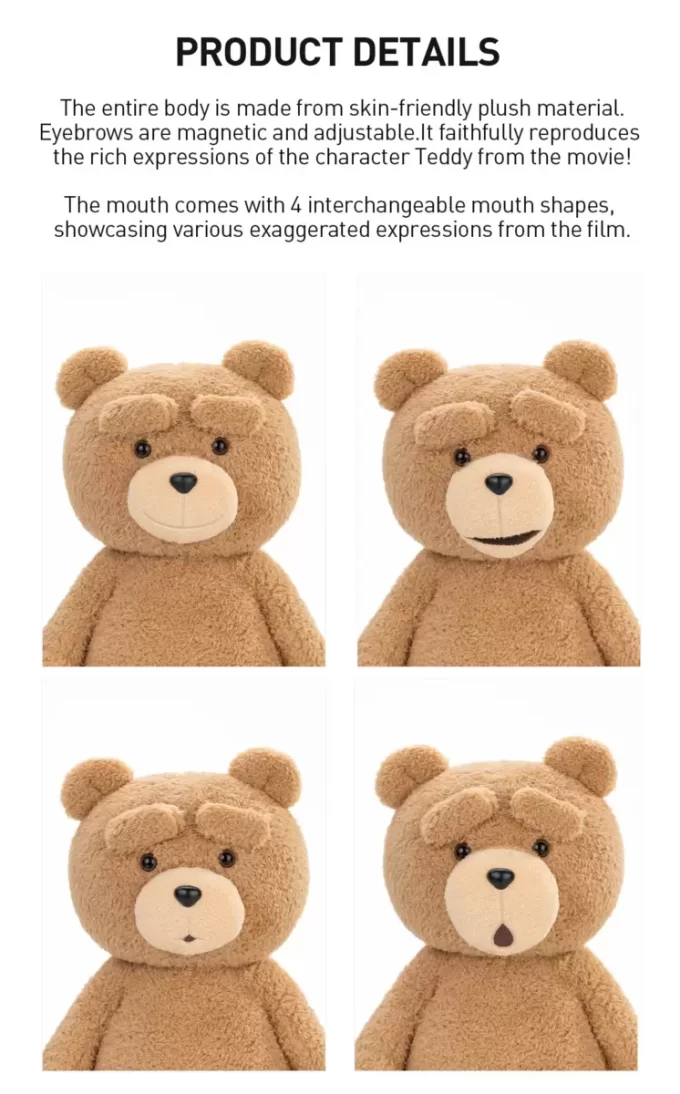Ted2-ted Aksiyon Peluş Figürü