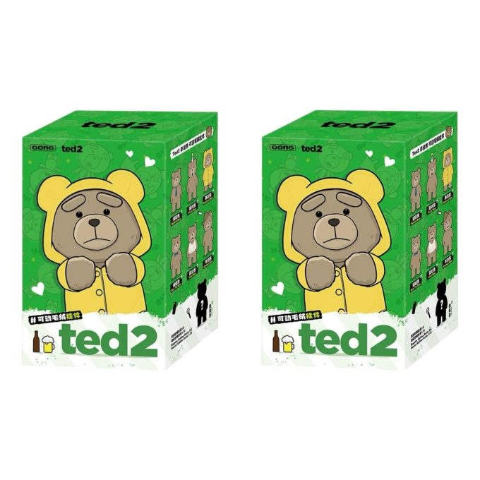 Ted2 Teddy Bear Action Peluş Kolye Mühürlü Kutu (2 Kör Kutu)
