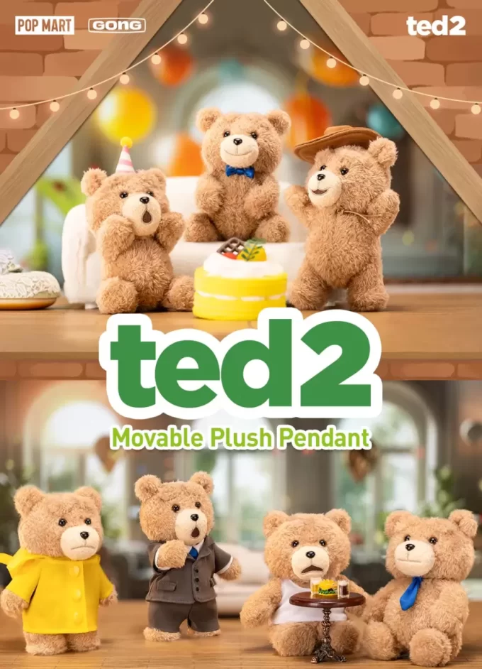 Ted2 Teddy Bear Aksiyon Peluş Kolye