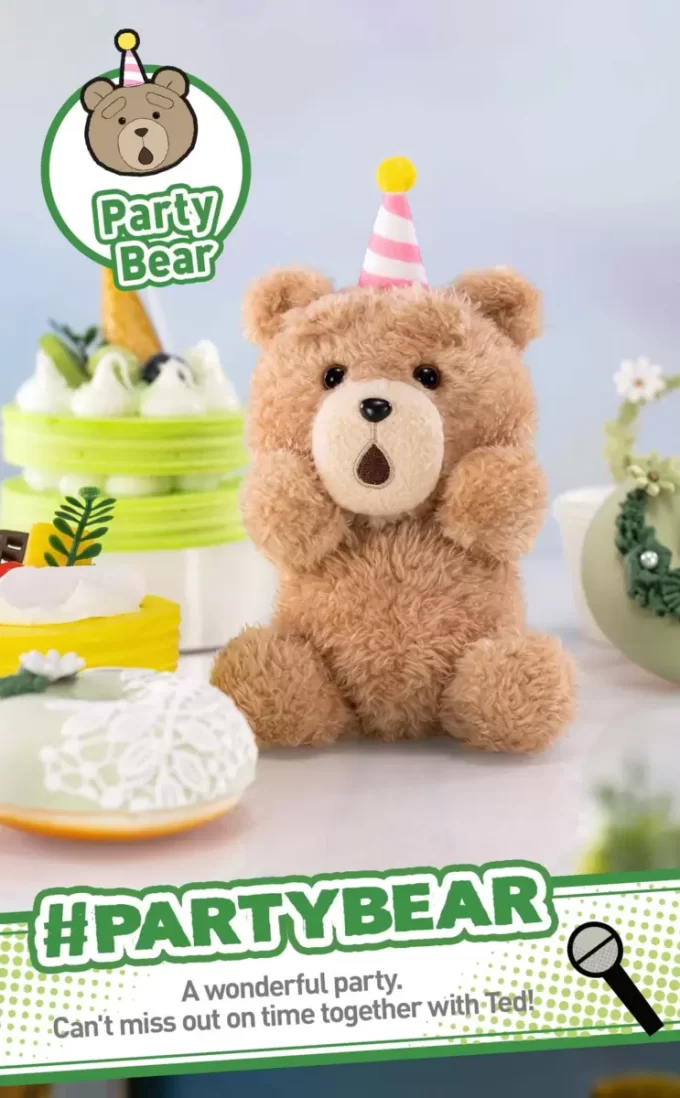Ted2 Teddy Bear Aksiyon Peluş Kolye