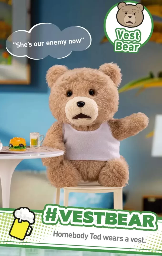 Ted2 Teddy Bear Aksiyon Peluş Kolye