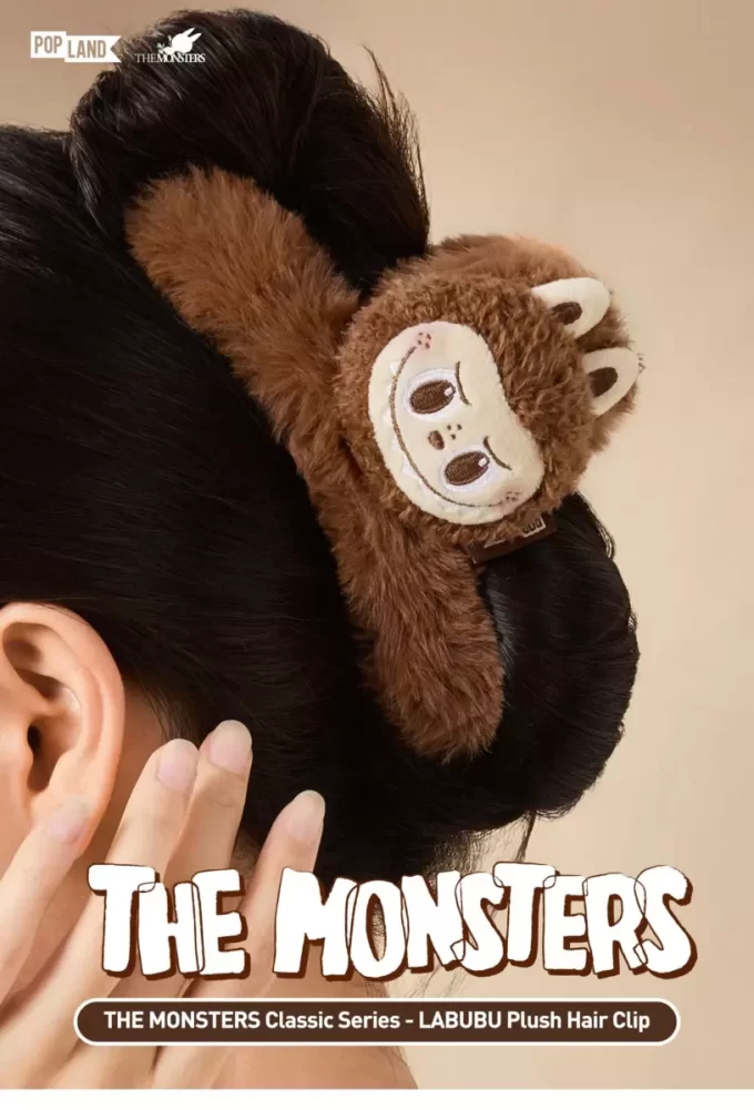 THE MONSTERS Klasik Serisi – LABUBU Peluş Saç Tokası