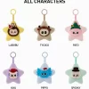 THE MONSTERS Klasik Serisi – Parıltılı Peluş Kolye Kör Kutu