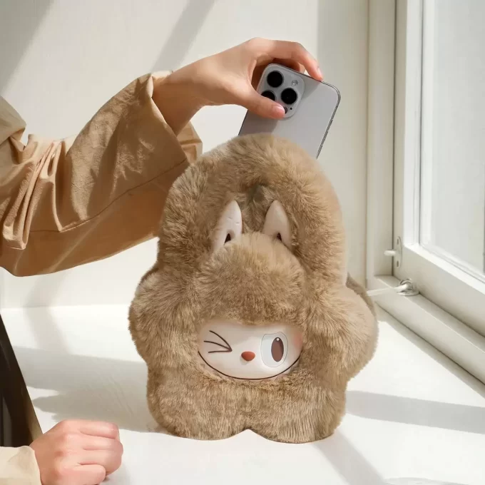 THE MONSTERS Klasik Serisi – Peluş Çiçek Çantası