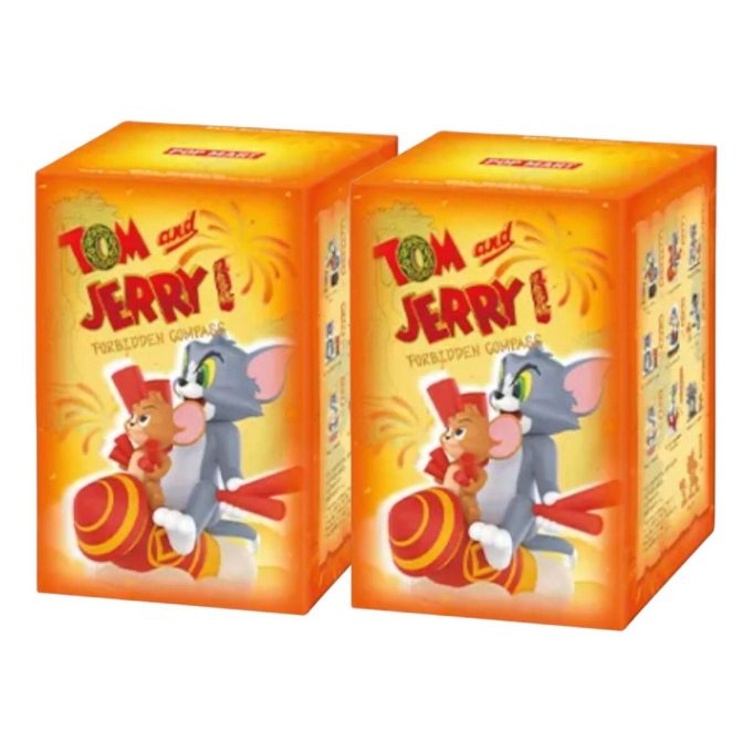 Tom & Jerry Yasak Pusula Figürleri Mühürlü Kutu (2 Kör Kutu)