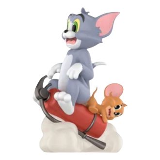 Tom & Jerry Yasak Pusula Figürleri “Yangın Söndürücü Saldırısı”